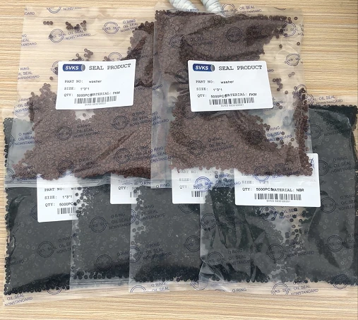 NBR & VITON Washers 20000pcs Deliveried To Netherlands