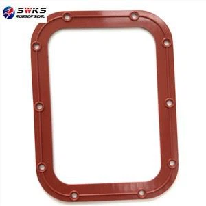 Gasket getah silikon rata kelas makanan