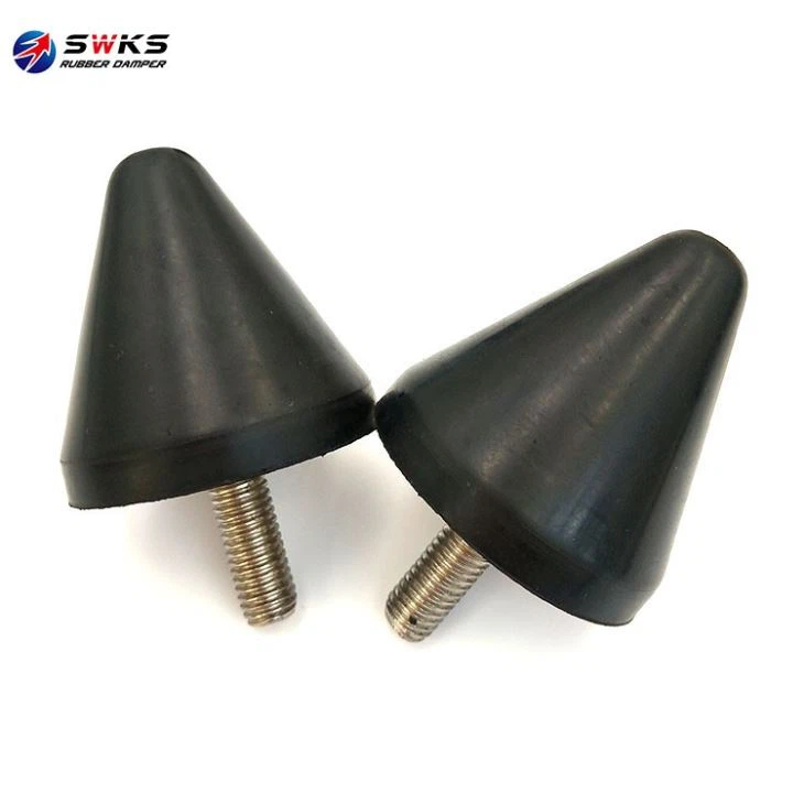Thread Stud Conical Rubber Bumper M10*28 50*50